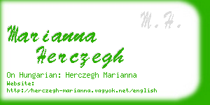 marianna herczegh business card
